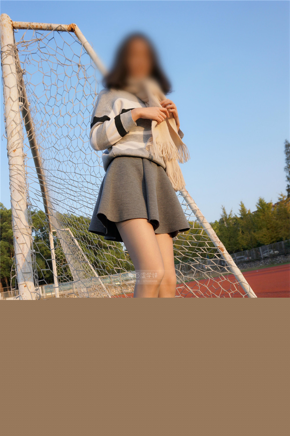 图片[1]-[妖精视觉] NO.071 糖糖 绿茵场的灰丝 [61P]-微密空间-全网最全抖音网红铁粉空间觅圈